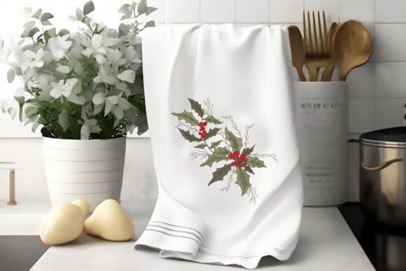 Christmas Holly Leaves and Berries 3 - Image 5