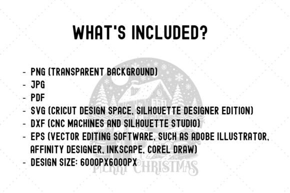 Christmas House Cutting Board Files - Image 2