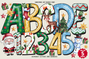 Christmas Joy Doodle Font