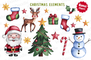 Alternative view of Christmas Joy Doodle Font