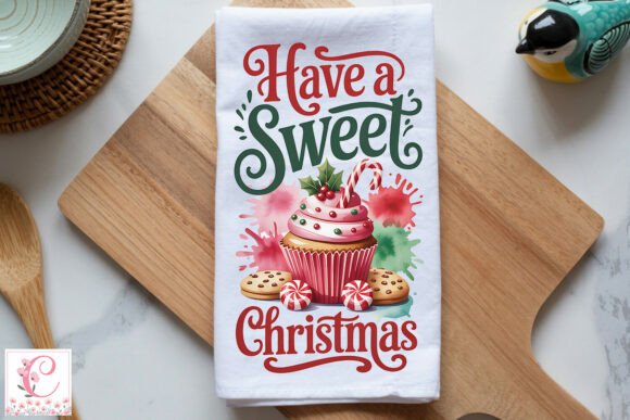 Christmas Kitchen Towel Sublimation Bund - Image 4