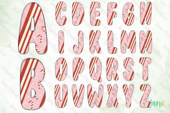 Christmas Letters SVG PNG Bundle - Image 4