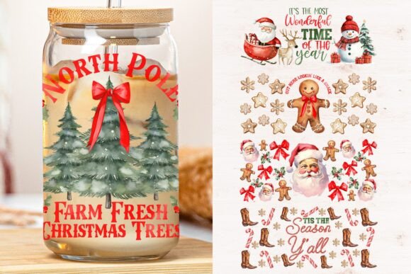 Christmas Libbey Glass Wrap Bundle - Image 2