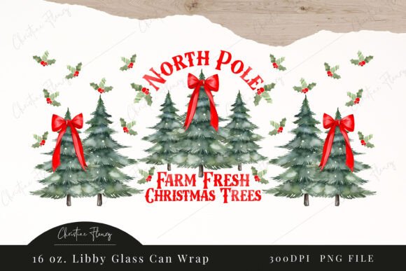 Christmas Libbey Glass Wrap Bundle - Image 7