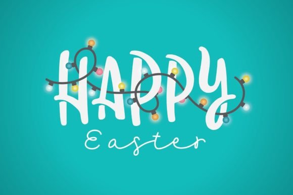 Christmas Lights Font - Image 4