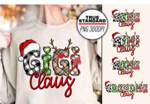 Christmas Mama Gigi Nana Claus Bundle