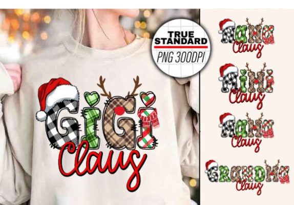 Christmas Mama Gigi Nana Claus Bundle