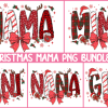 Christmas Mama PNG Bundle,Leopard Plaid