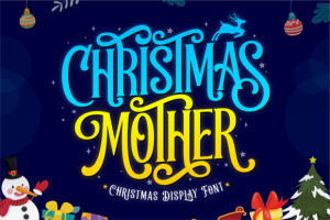 Christmas Mother Font