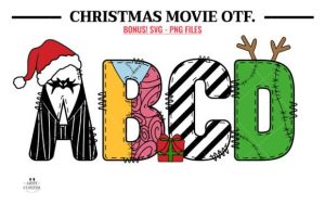 Christmas Movie Bundle Font