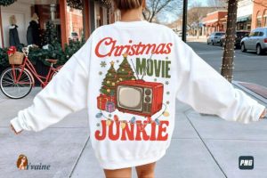 Christmas Movie Junkie PNG Sublimation
