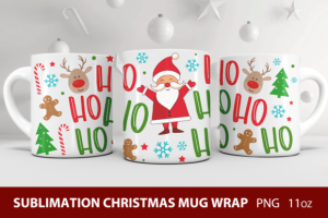 Christmas Mug Sublimation Designs 11 Oz
