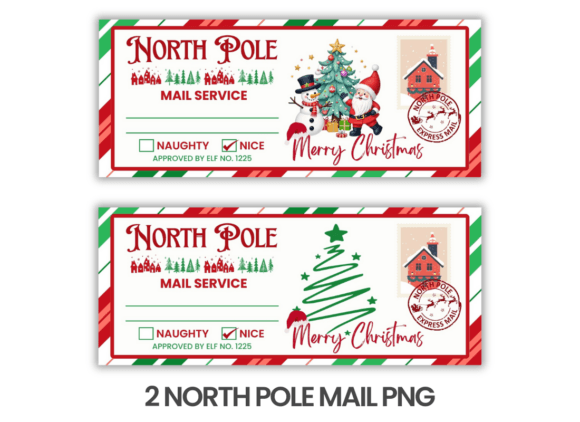Christmas NorthPole Mug Wrap PNG - Image 2