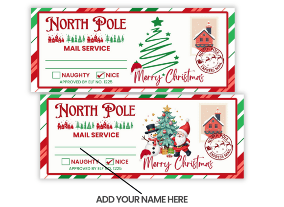Christmas NorthPole Mug Wrap PNG - Image 3
