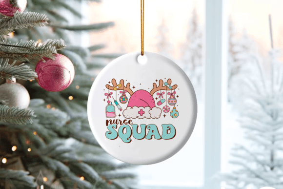 Christmas Nurse Squad PNG Sublimation - Image 5