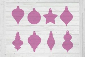 Christmas Ornament Shape Earrings