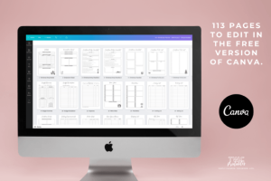 Alternative view of Christmas Planner Canva Templates /GREYS