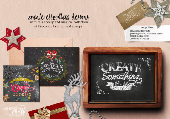 Christmas Procreate Brushes Bundle - Image 8