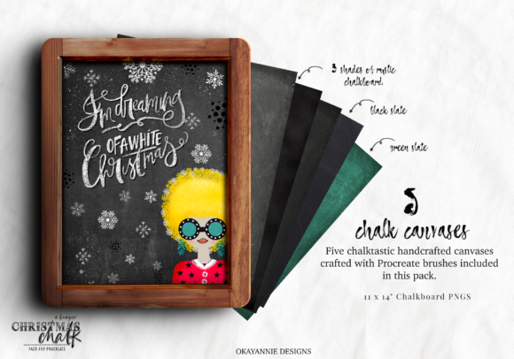 Christmas Procreate Brushes Bundle - Image 9