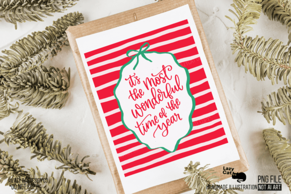 Christmas Quote Poster Wall Art PNG - Image 6