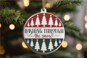 Alternative view of Christmas SVG Bundle, Holidays Round Doo