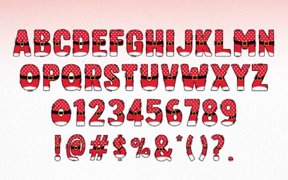 Christmas Santa Army Font - Image 2
