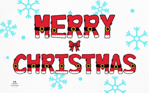 Christmas Santa Font - Image 2