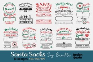 Christmas Santa Sack Bundle