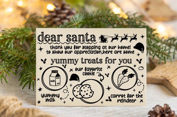 Christmas Santa Tray SVG Bundle - Image 7