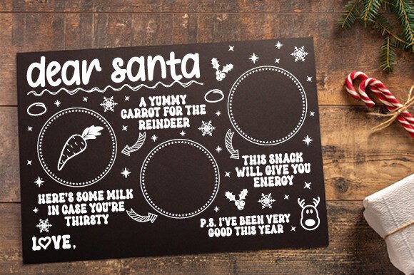 Christmas Santa Tray SVG Bundle - Image 9