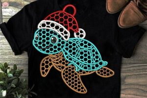 Alternative view of Christmas Sea Turtle