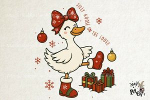 Christmas Silly Goose on the Loose PNG