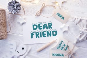 Alternative view of Christmas Snow Font