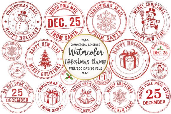 Christmas Stamp Sublimation