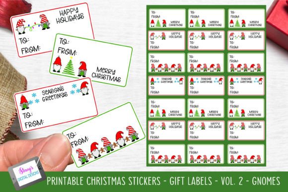 Christmas Stickers - Gift Tags Vol. 2