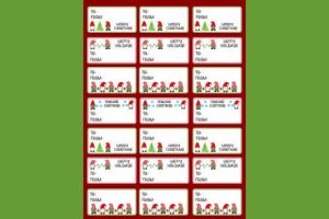 Alternative view of Christmas Stickers - Gift Tags Vol. 2