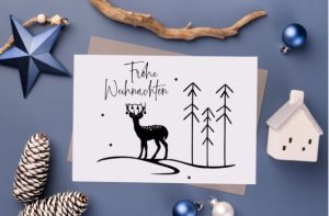 Alternative view of Christmas Svg, Plotter Weihnachten Svg,