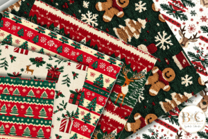 Alternative view of Christmas Sweater Seamless Digital Paper