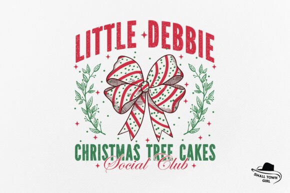 Christmas Tree Cake Coquette Bow Png