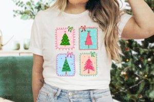 Alternative view of Christmas Tree Hand-Drawn Frame Bundle