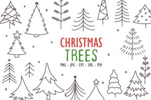 Christmas Tree Vector, Svg Xmas Tree