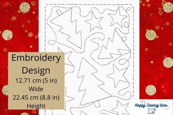 Christmas Trees and Stars Quilting E2E - Image 3