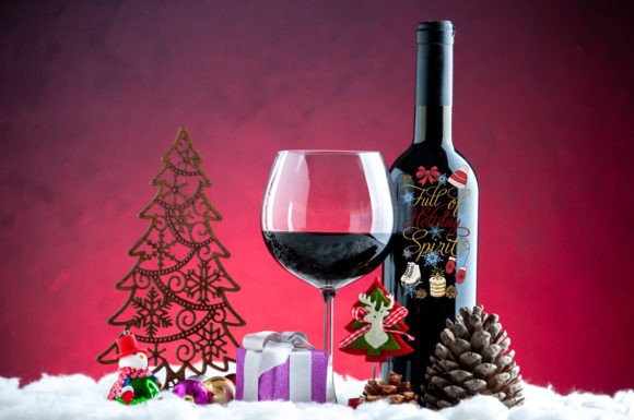 Christmas Wine Bag PNG Bundle - Image 3