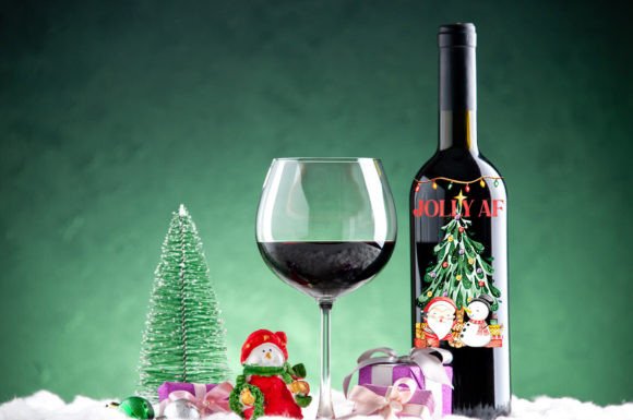 Christmas Wine Bag PNG Bundle - Image 5