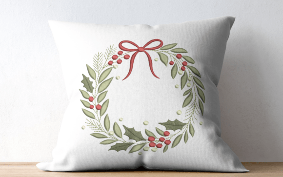 Christmas Wreath with Red Bow - Image 4