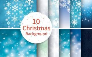 Alternative view of Christmas Background with Unfocussed