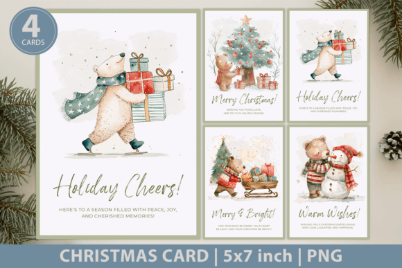 Christmas Card, Festive Greeting Cards