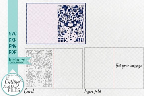 Christmas Card Svg Cricut Bundle - Image 8