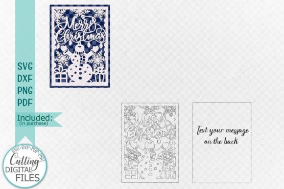 Christmas Card Svg Cricut Bundle - Image 9