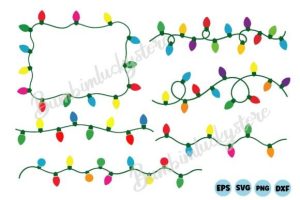Christmas Lights SVG Bundle